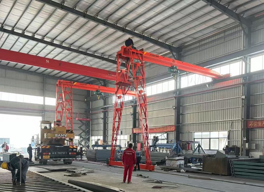 寧波龍門吊、MHB型半腿門式起重機(jī)