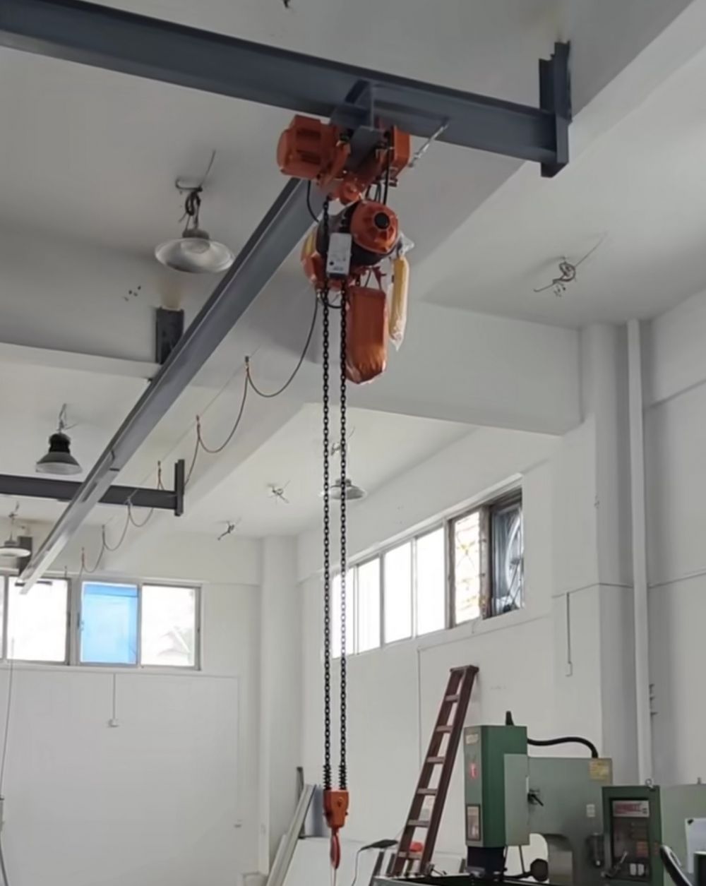 環鏈葫蘆單軌吊、單軌工字鋼電動葫蘆吊裝系統