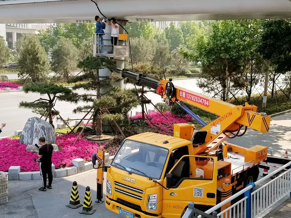 新鄉市區出租23米高空作業車、汽車高空維修車租賃