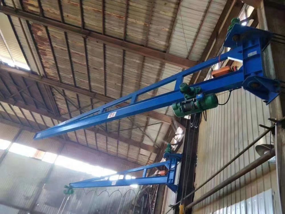 懸臂起重機廠家供應，壁柱式懸臂吊型號規(guī)格、起重量、半徑